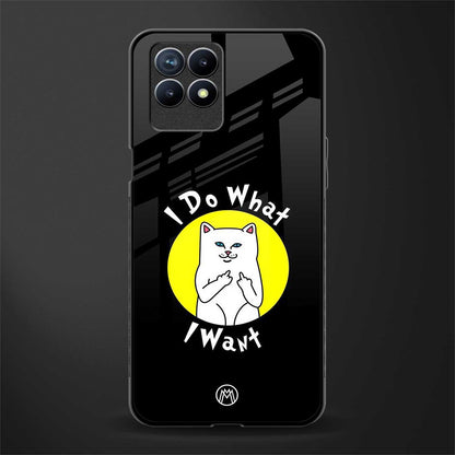 i do what i want glass case for realme 8i