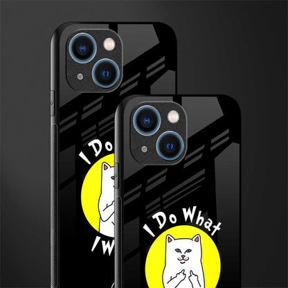 i do what i want glass case for iphone 13 mini