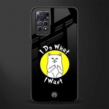 i do what i want back phone cover | glass case for redmi note 11 pro plus 4g/5g