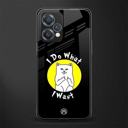 i do what i want back phone cover | glass case for oneplus nord ce 2 lite 5g