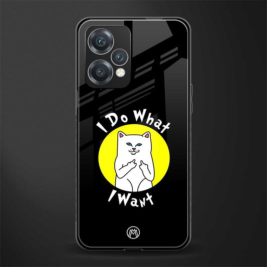 i do what i want back phone cover | glass case for oneplus nord ce 2 lite 5g