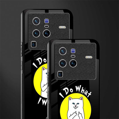 i do what i want glass case for vivo x80 pro 5g