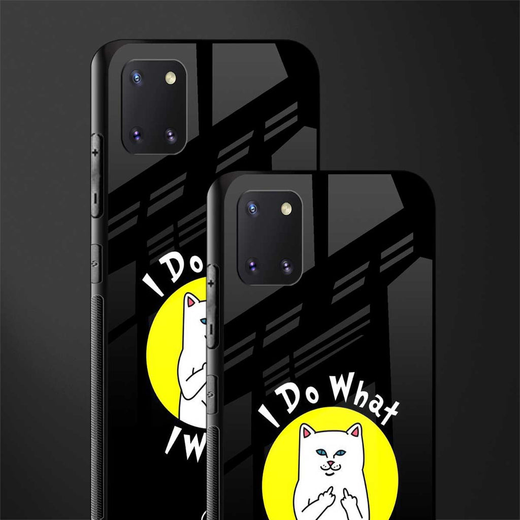 i do what i want glass case for samsung galaxy note 10 lite