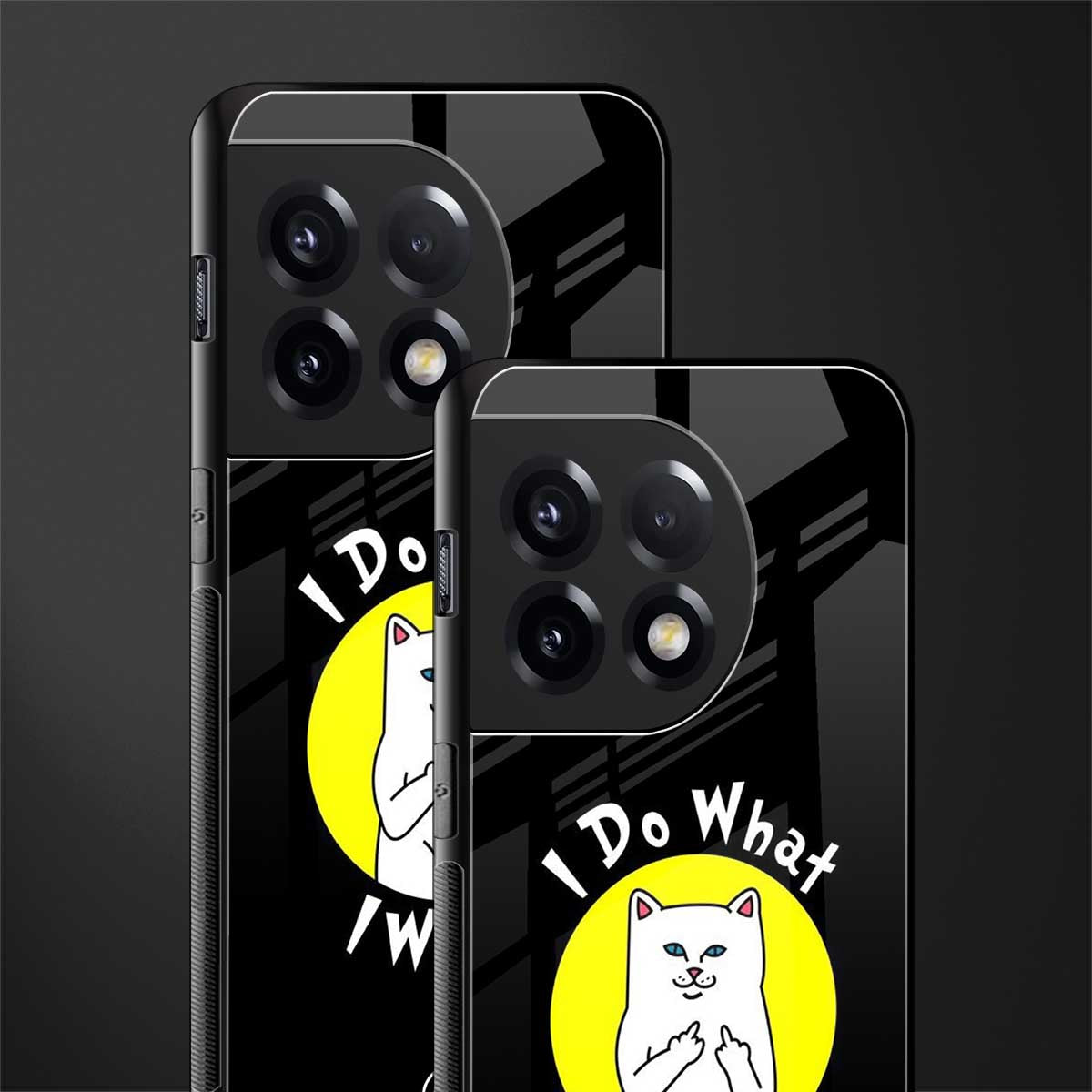 i do what i want back phone cover | glass case for oneplus 11r