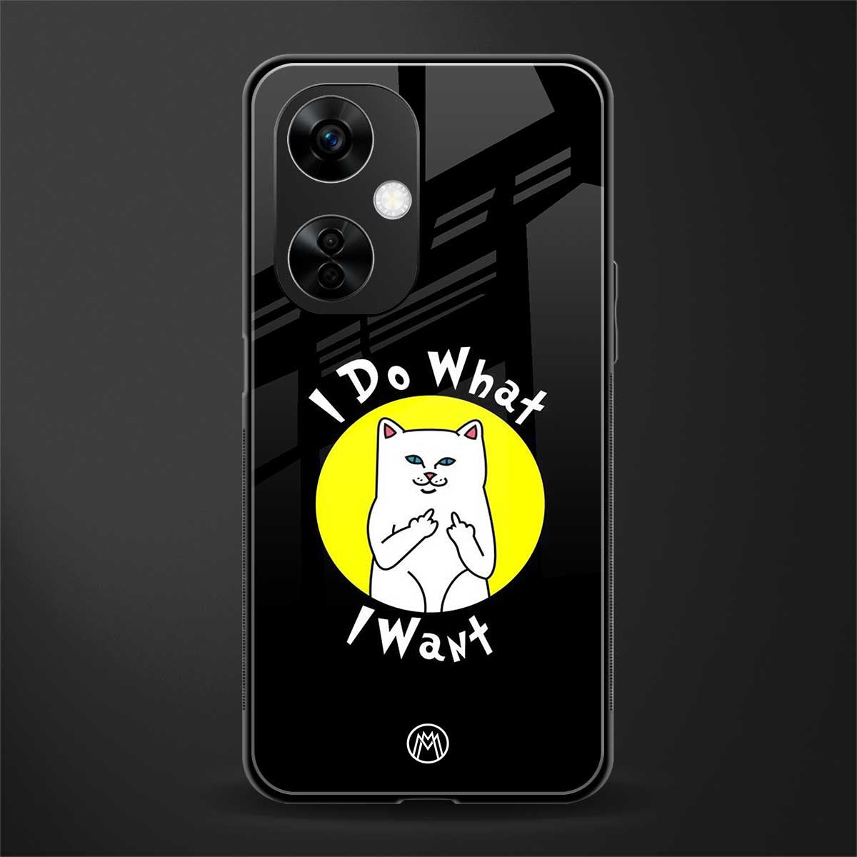 i do what i want back phone cover | glass case for oneplus nord ce 3 lite