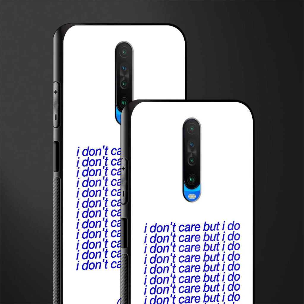 i don't care but i do glass case for poco x2 image-2