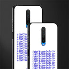 i don't care but i do glass case for poco x2 image-2