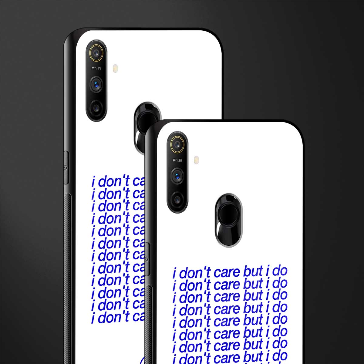 i don't care but i do glass case for realme narzo 20a image-2