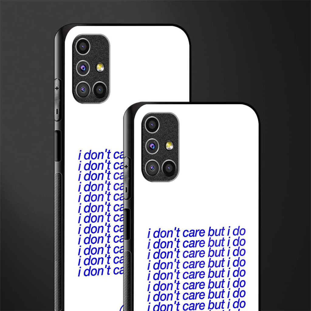 i don't care but i do glass case for samsung galaxy m51 image-2