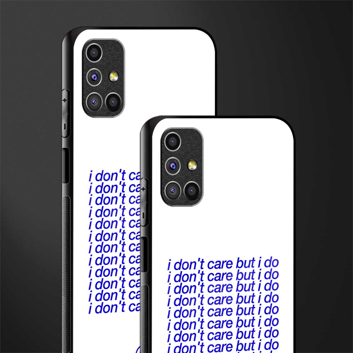 i don't care but i do glass case for samsung galaxy m31s image-2