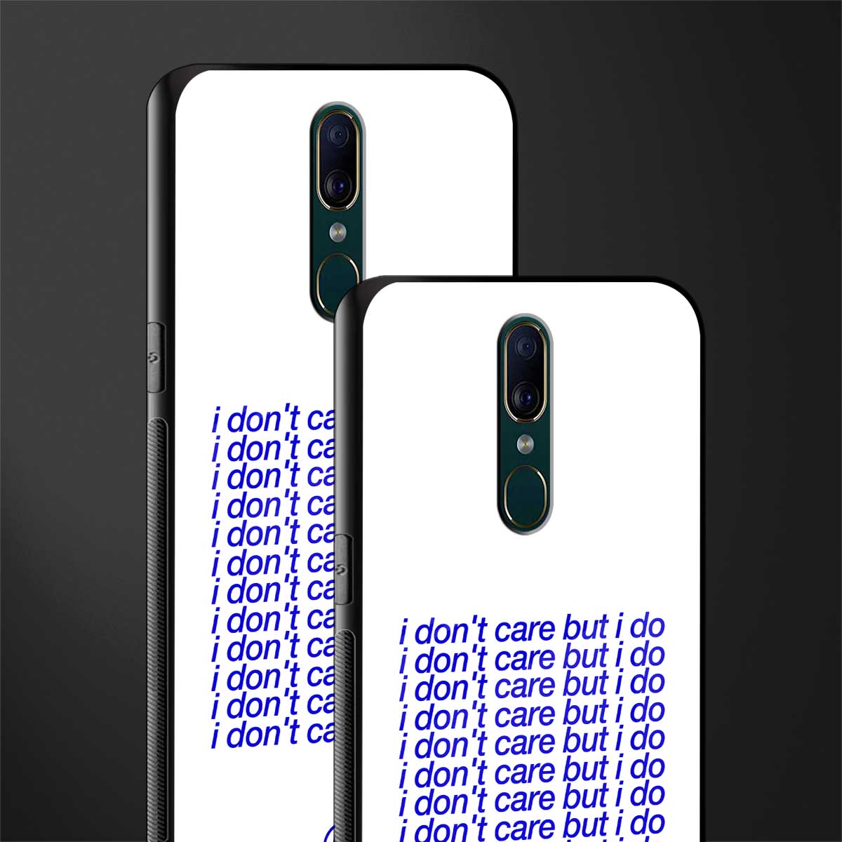 i don't care but i do glass case for oppo a9 image-2