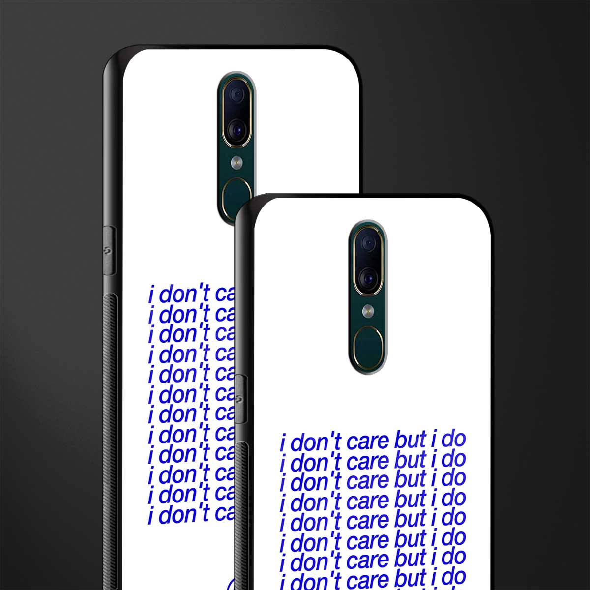 i don't care but i do glass case for oppo f11 image-2