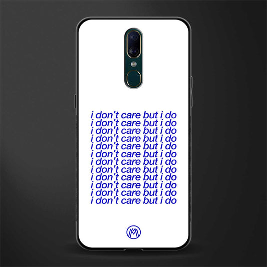 i don't care but i do glass case for oppo a9 image