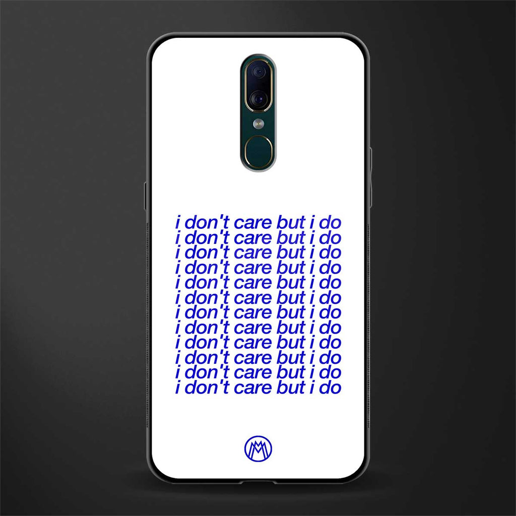 i don't care but i do glass case for oppo f11 image