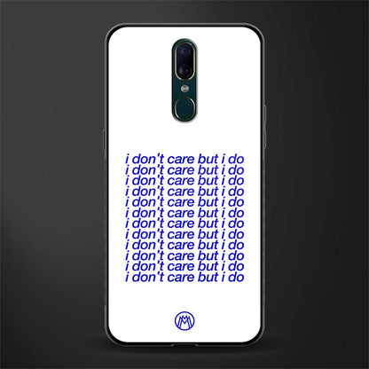i don't care but i do glass case for oppo f11 image