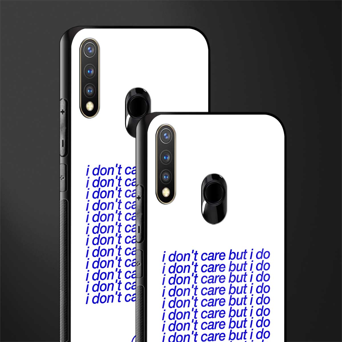 i don't care but i do glass case for vivo u20 image-2