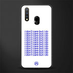 i don't care but i do glass case for vivo u20 image