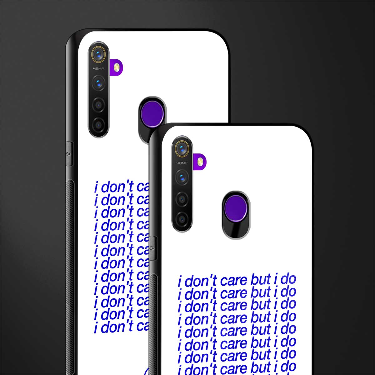 i don't care but i do glass case for realme 5s image-2