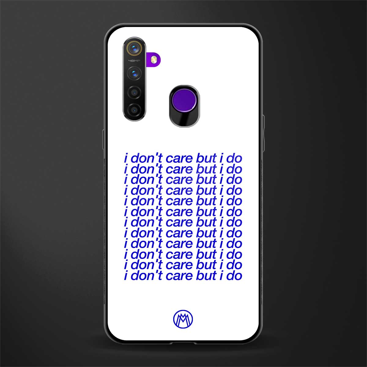 i don't care but i do glass case for realme 5s image
