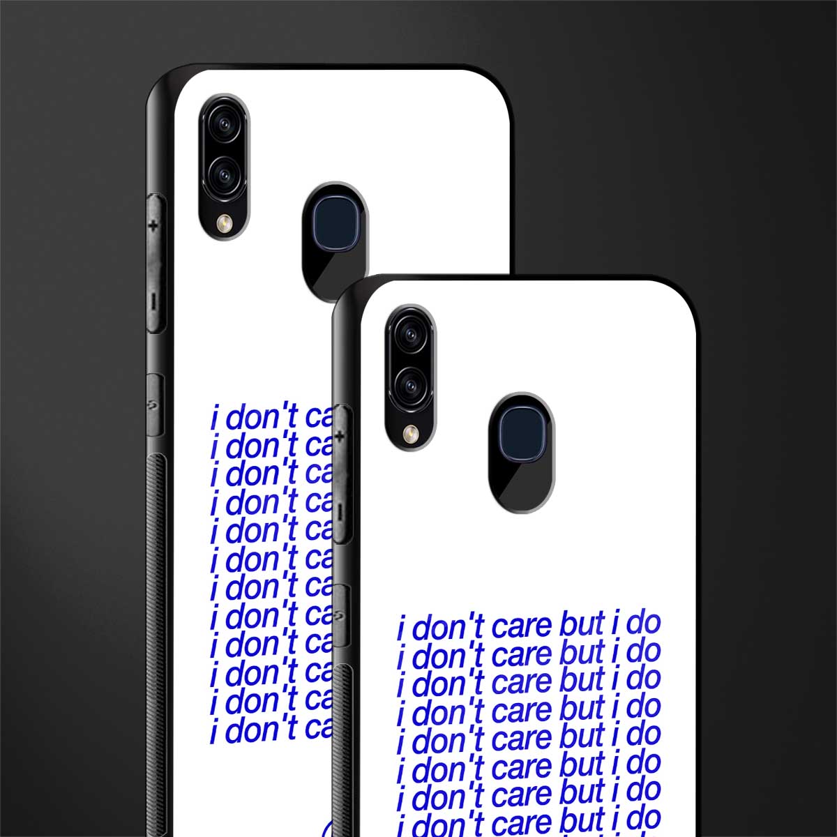 i don't care but i do glass case for samsung galaxy m10s image-2