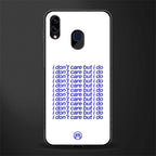 i don't care but i do glass case for samsung galaxy a30 image