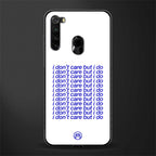 i don't care but i do glass case for redmi note 8 image