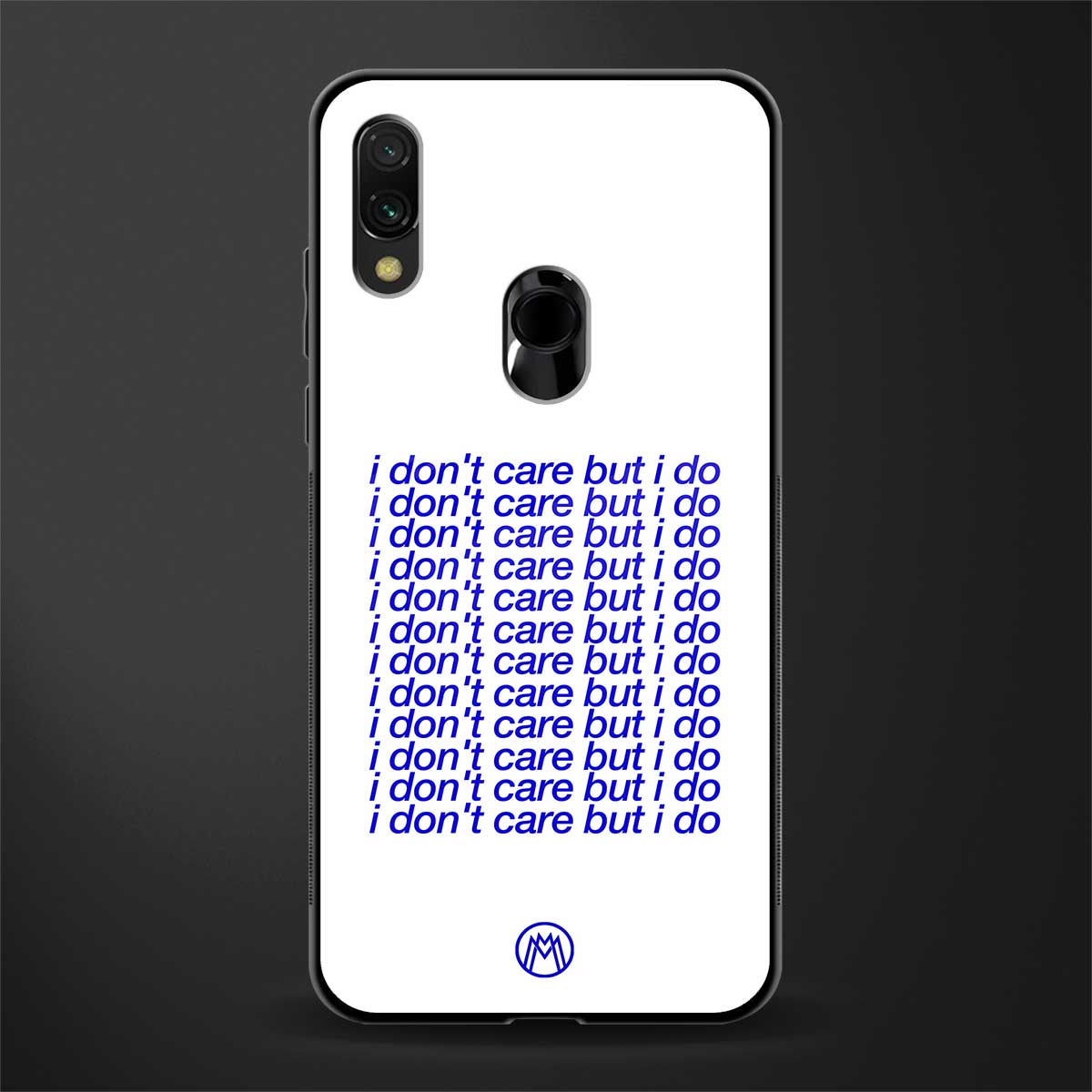 i don't care but i do glass case for redmi 7redmi y3 image