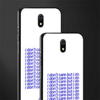 i don't care but i do glass case for redmi 8a image-2