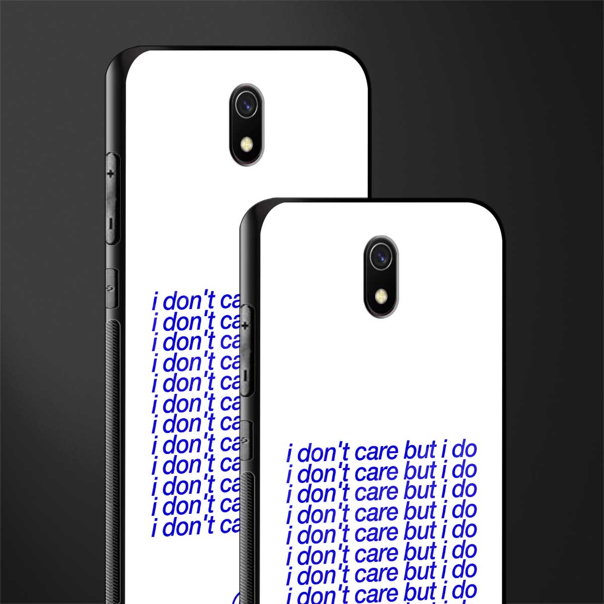 i don't care but i do glass case for redmi 8a image-2