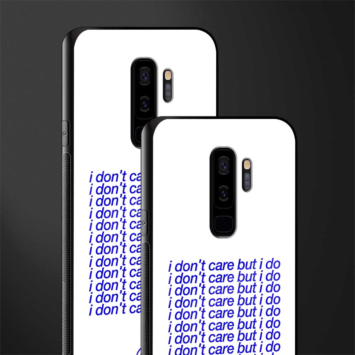 i don't care but i do glass case for samsung galaxy s9 plus image-2