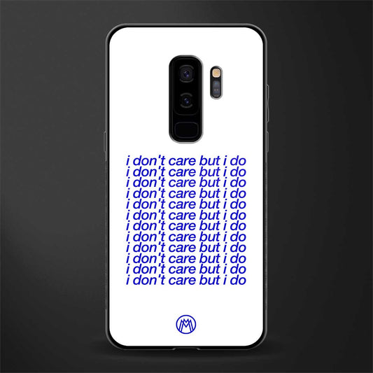 i don't care but i do glass case for samsung galaxy s9 plus image