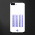 i don't care but i do glass case for realme c1 image