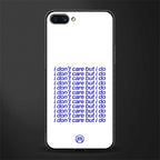 i don't care but i do glass case for realme c1 image