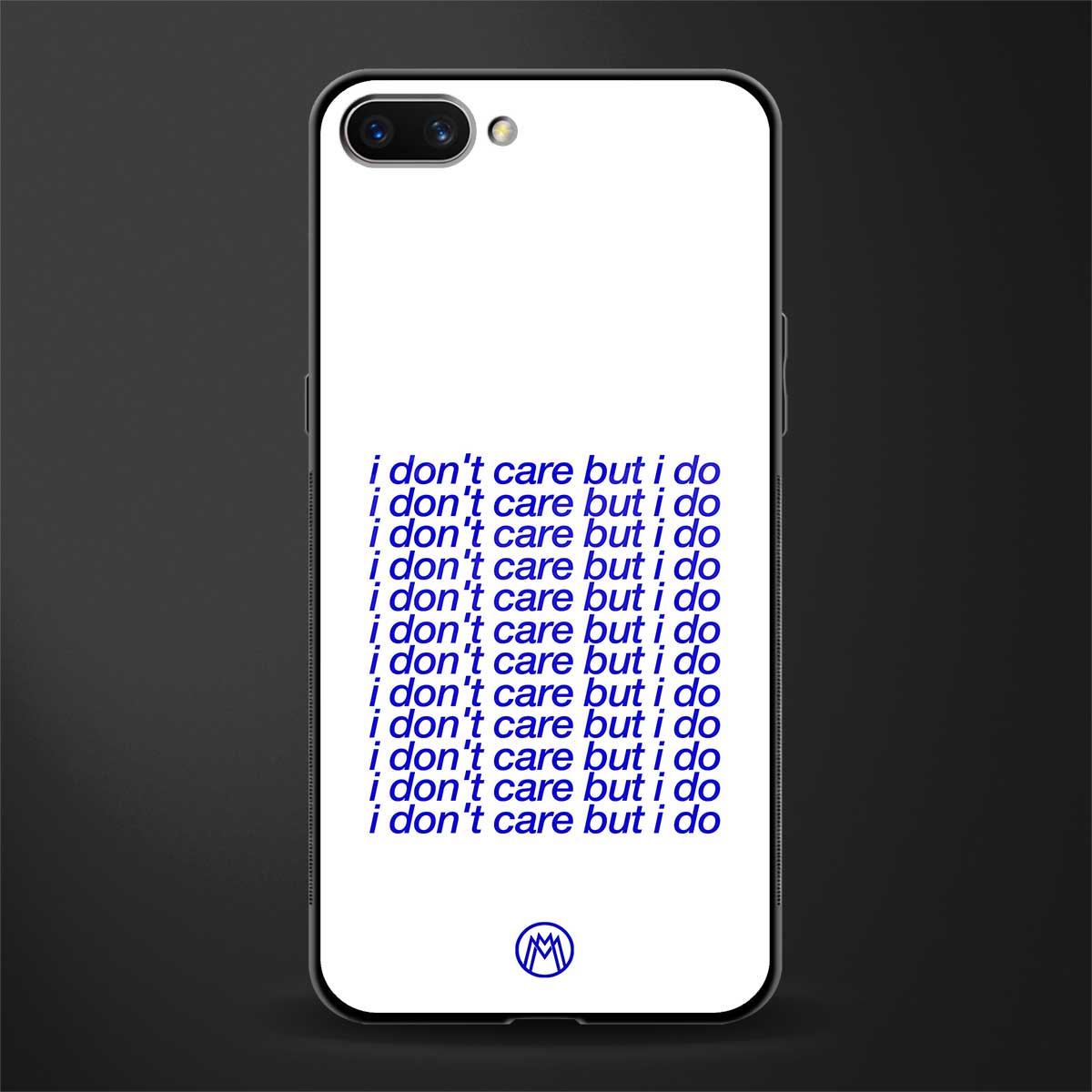 i don't care but i do glass case for realme c1 image