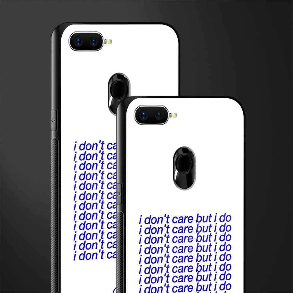i don't care but i do glass case for oppo a12 image-2