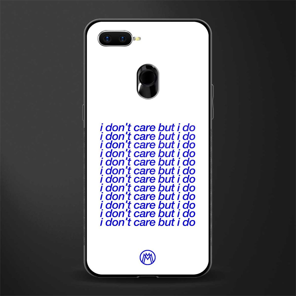 i don't care but i do glass case for oppo a12 image