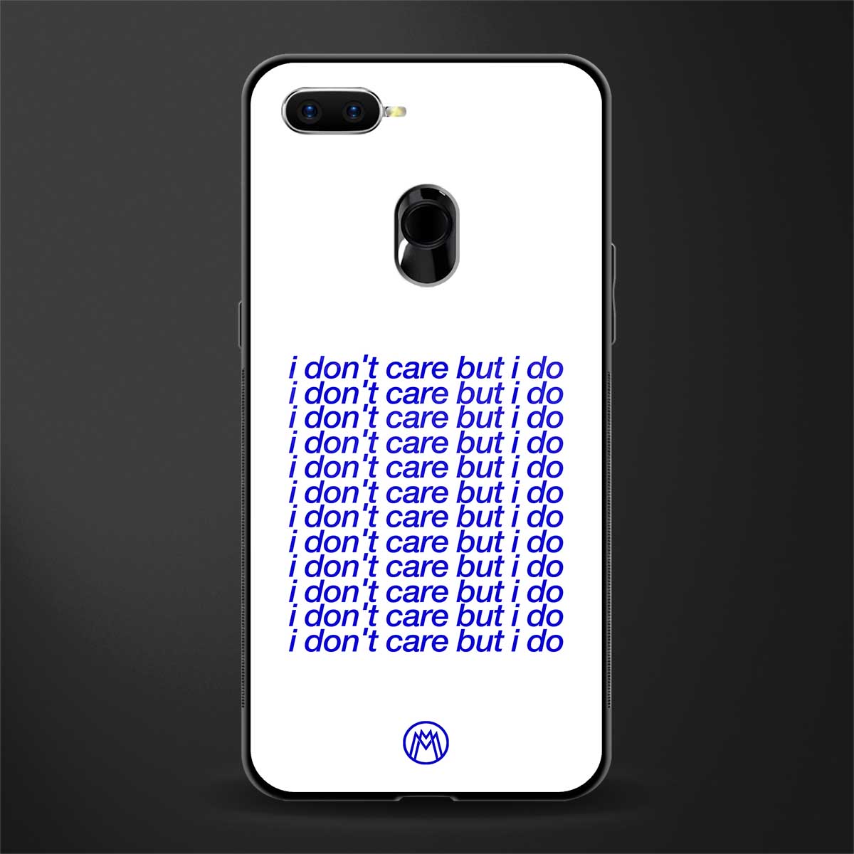 i don't care but i do glass case for oppo a12 image