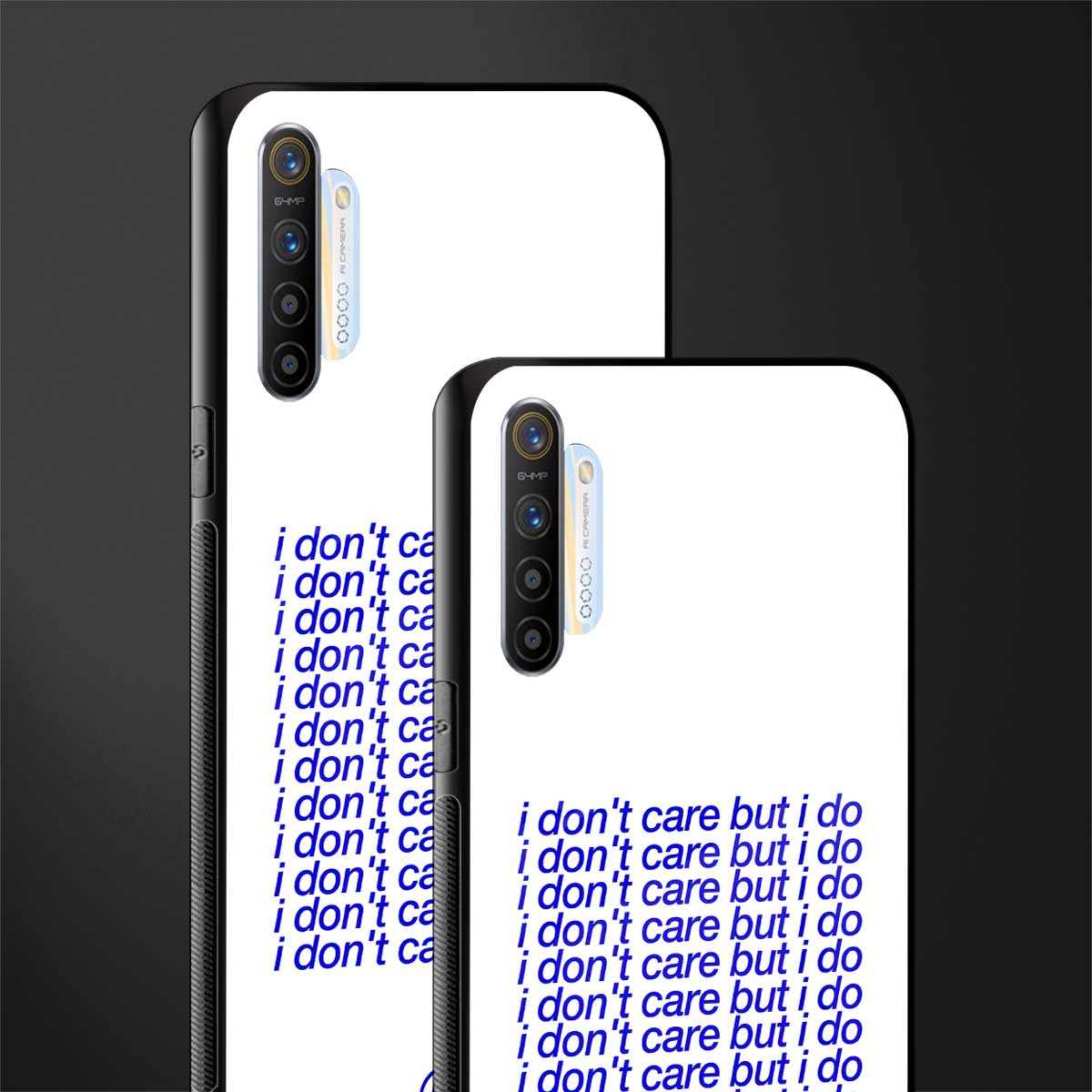 i don't care but i do glass case for realme xt image-2