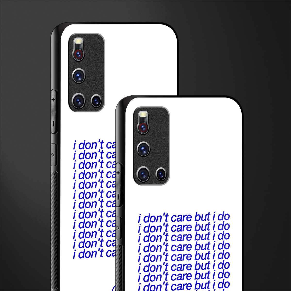 i don't care but i do glass case for vivo v19 image-2
