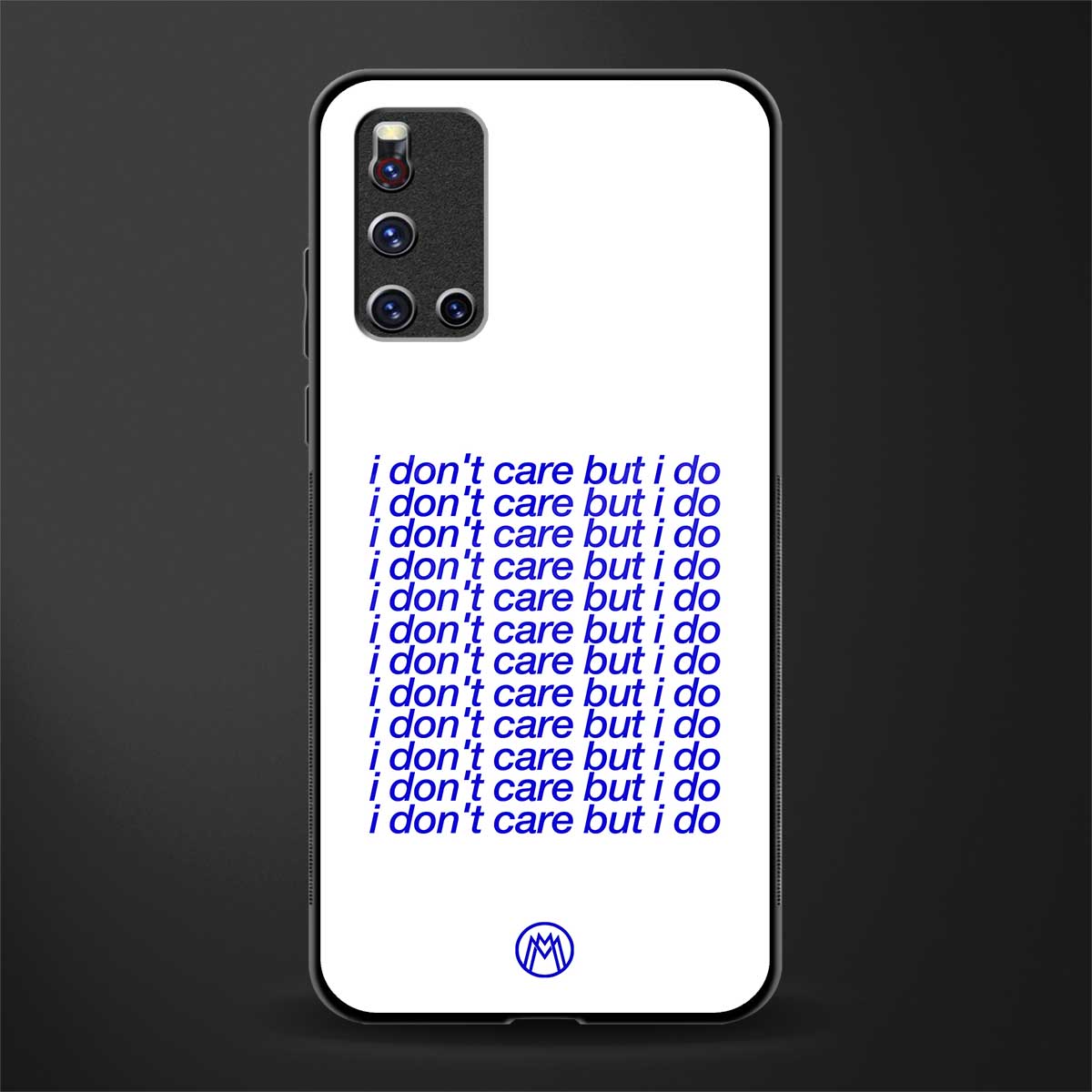 i don't care but i do glass case for vivo v19 image