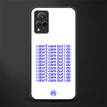i don't care but i do glass case for vivo v21 5g image