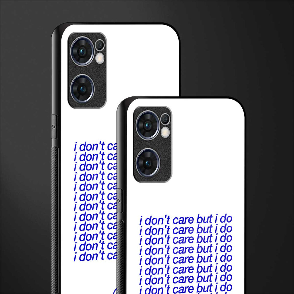 i don't care but i do glass case for oppo reno7 5g image-2
