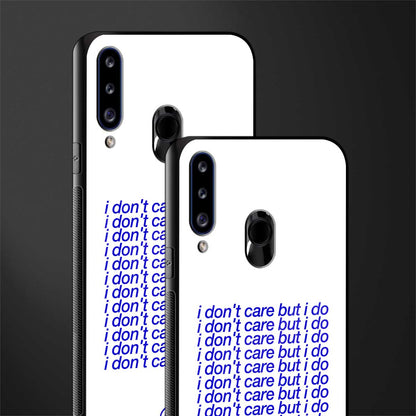 i don't care but i do glass case for samsung galaxy a20s image-2