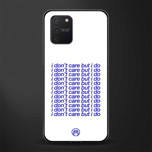 i don't care but i do glass case for samsung galaxy s10 lite image