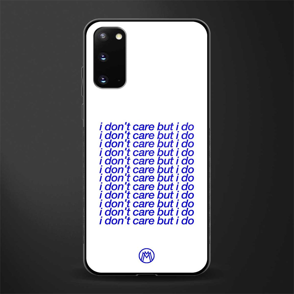 i don't care but i do glass case for samsung galaxy s20 image