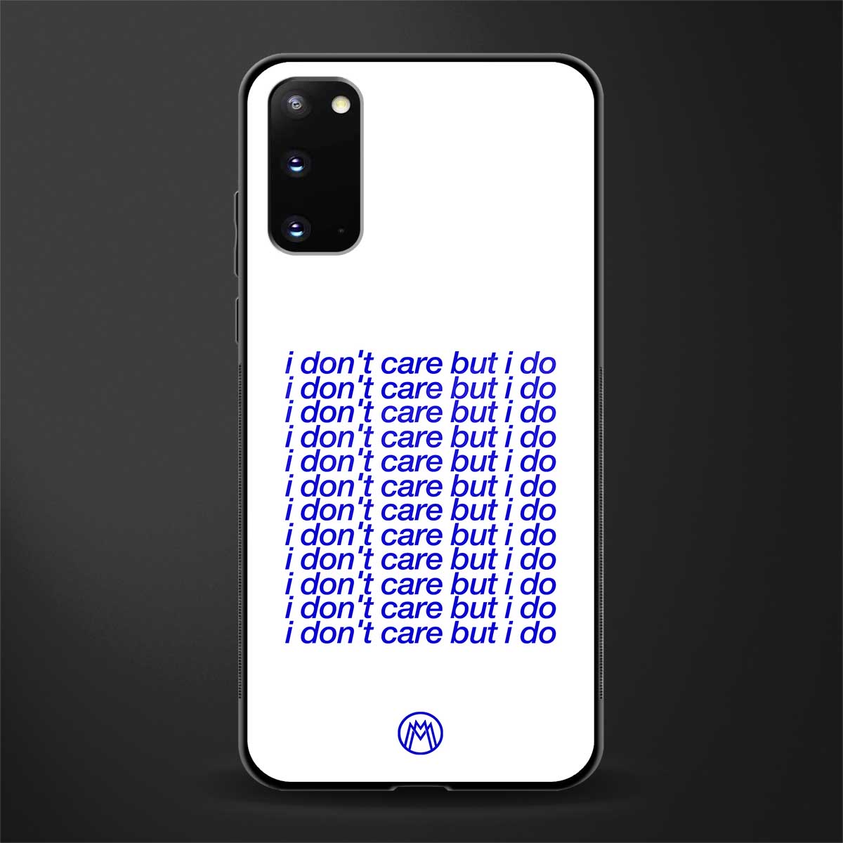 i don't care but i do glass case for samsung galaxy s20 image