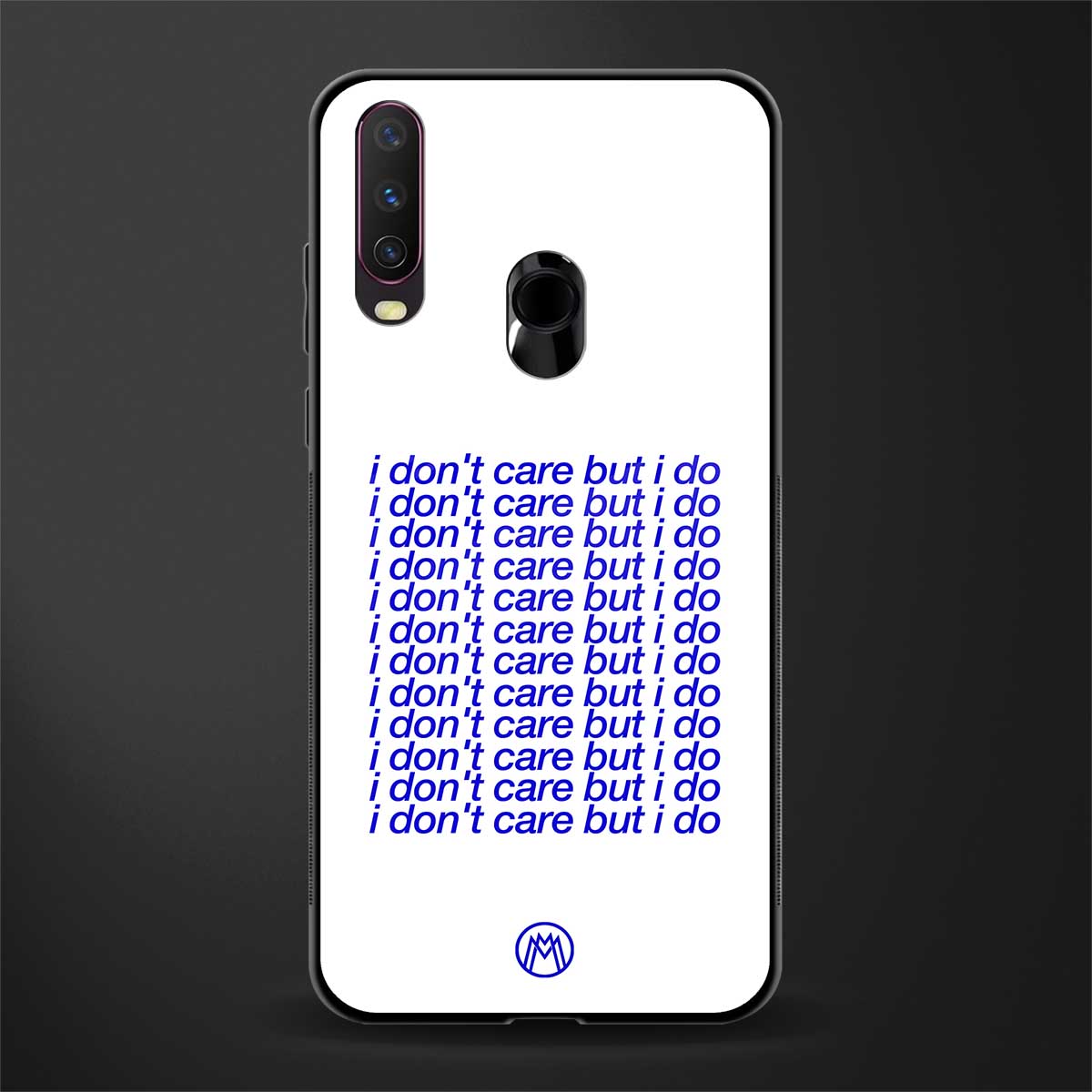 i don't care but i do glass case for vivo y12 image