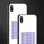 i don't care but i do glass case for vivo y91i image-2