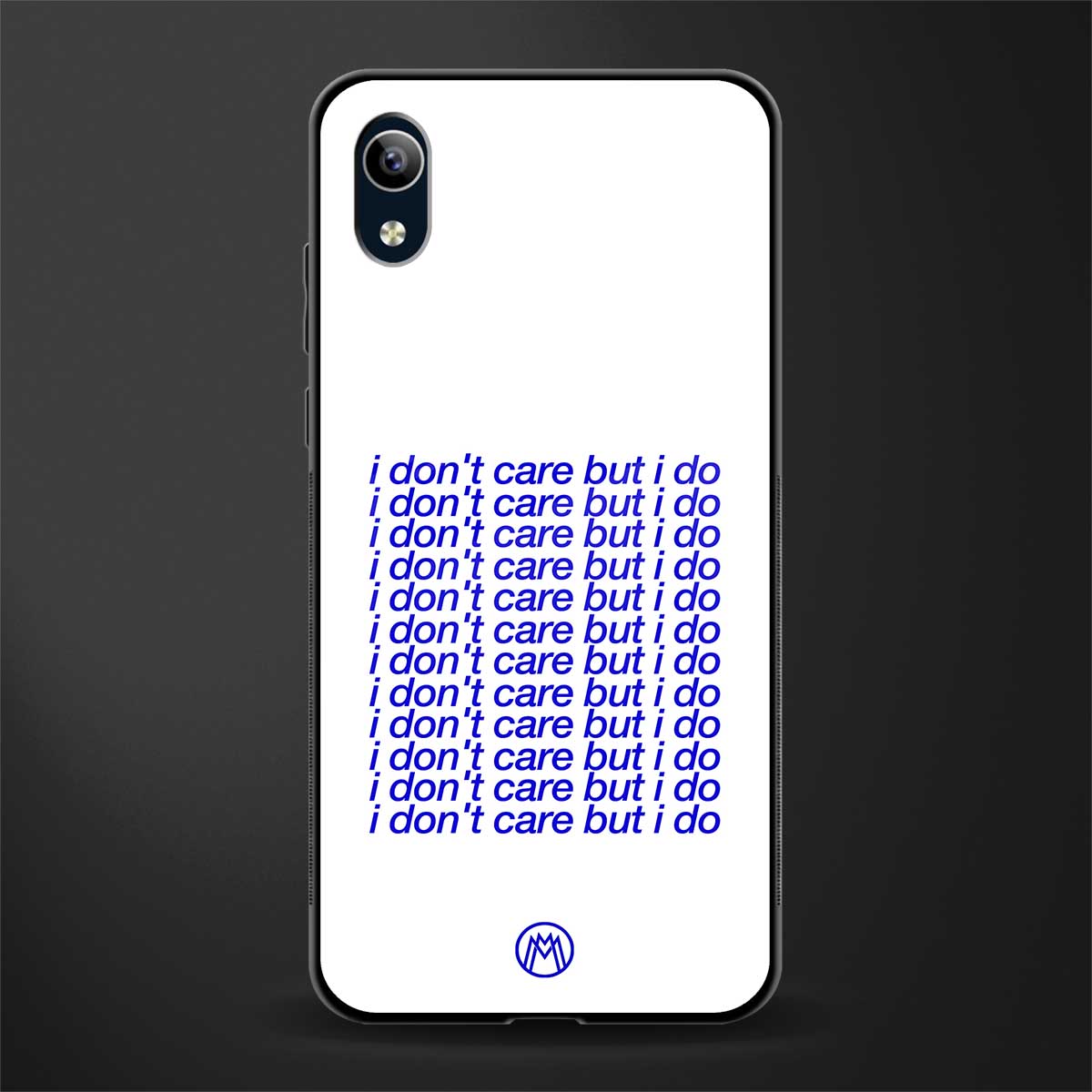 i don't care but i do glass case for vivo y90 image