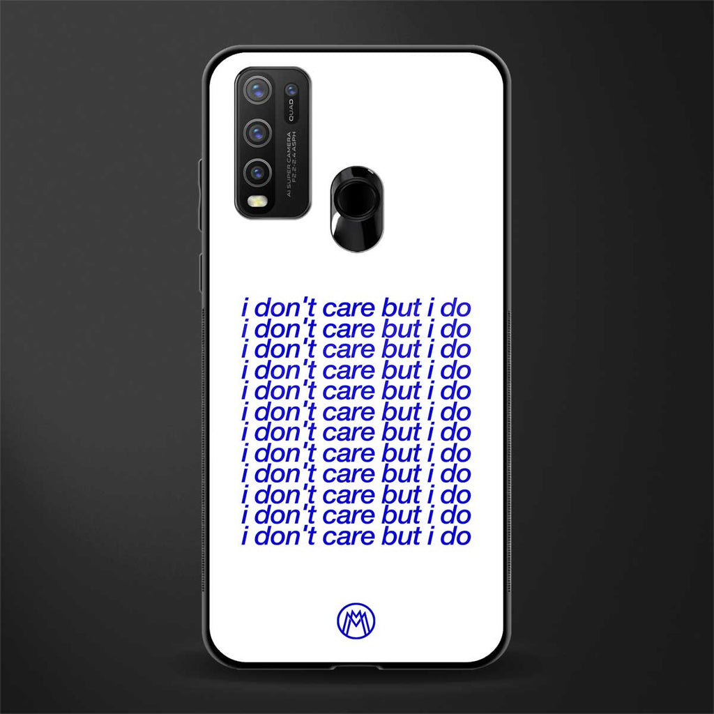 i don't care but i do glass case for vivo y30 image